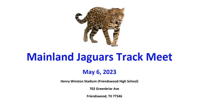 2023 Mainland Jaguars Track Meet